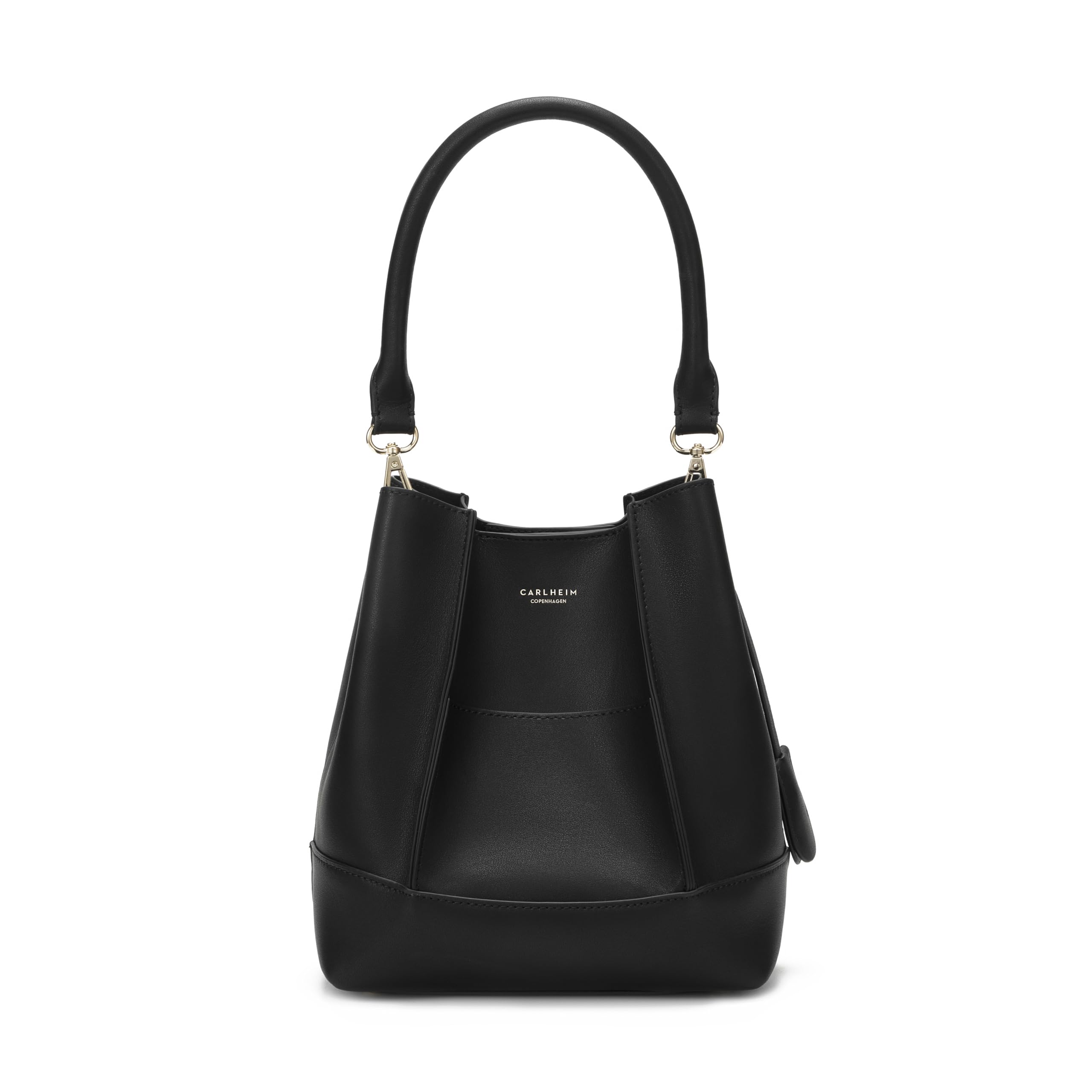 Carlheim, Gotland Genuine Leather Collection, Adaline Genuine Leather Handbag (Black)