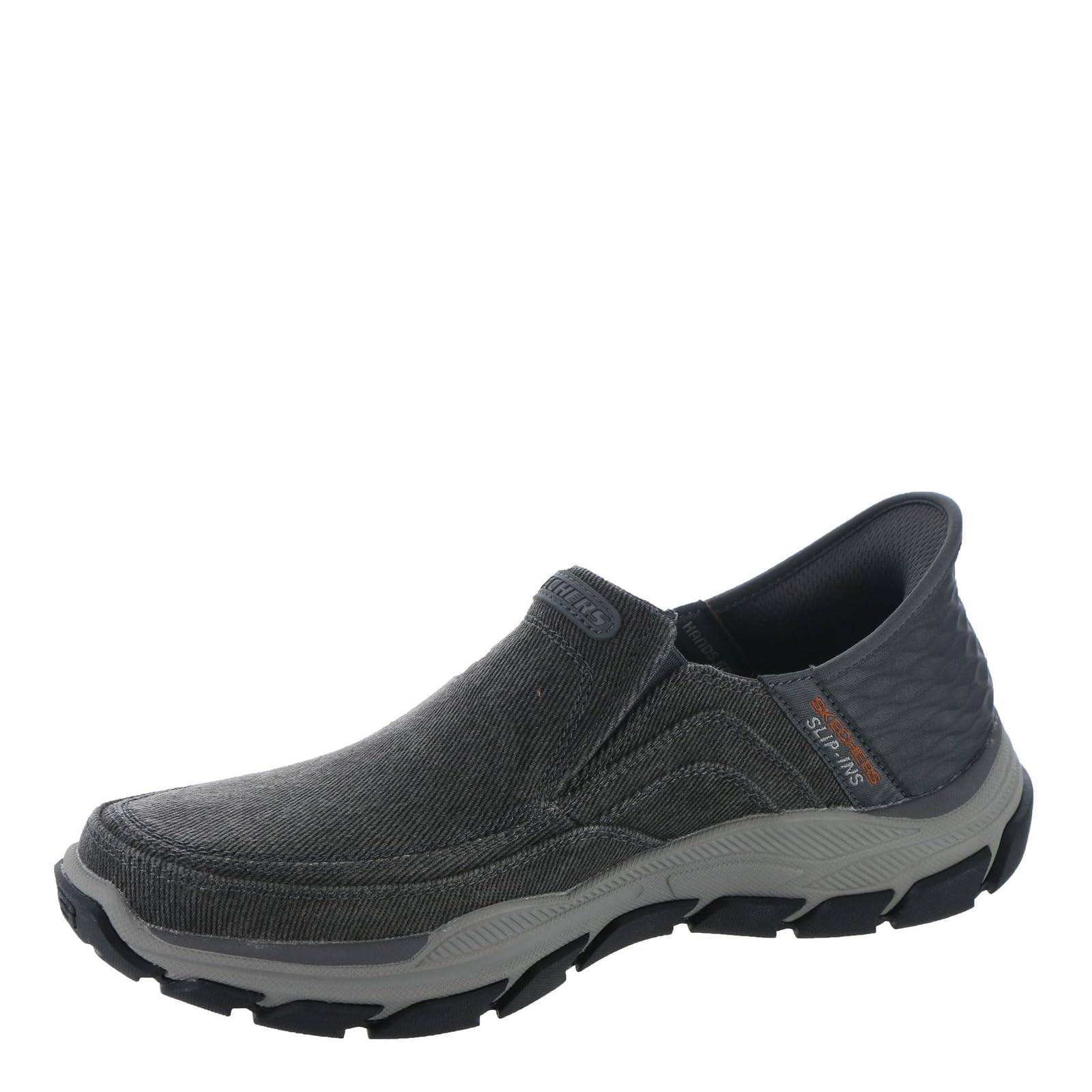 Amazon.com | Skechers Men's Respected-Holmgren Slip-in Loafer, Charcoal, 10 X-Wide | Loafers & Slip-