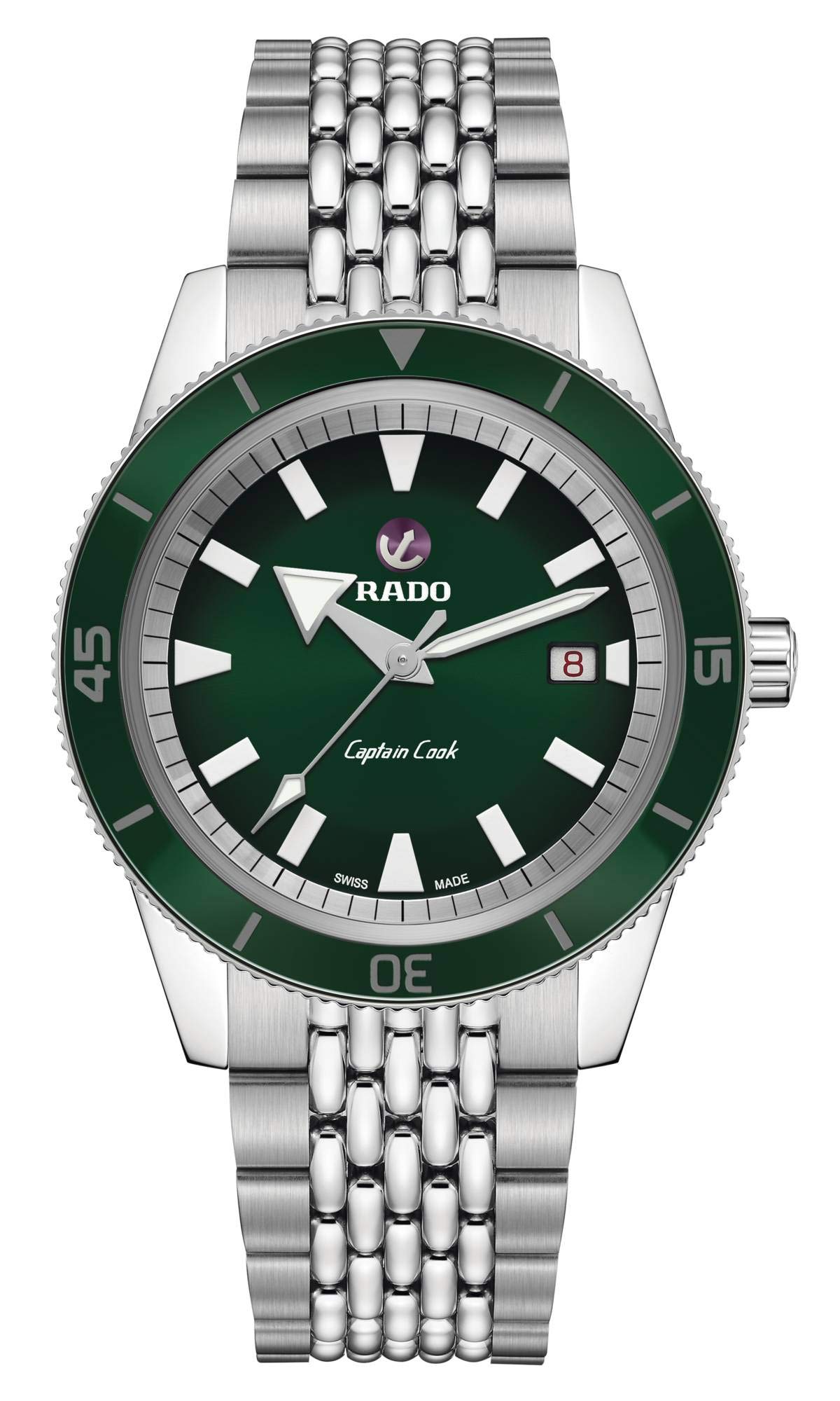 Rado Captain Cook Swiss Automatic Watch 42 mm, Green, Automatic Watch: Buy Online at Best Price in U
