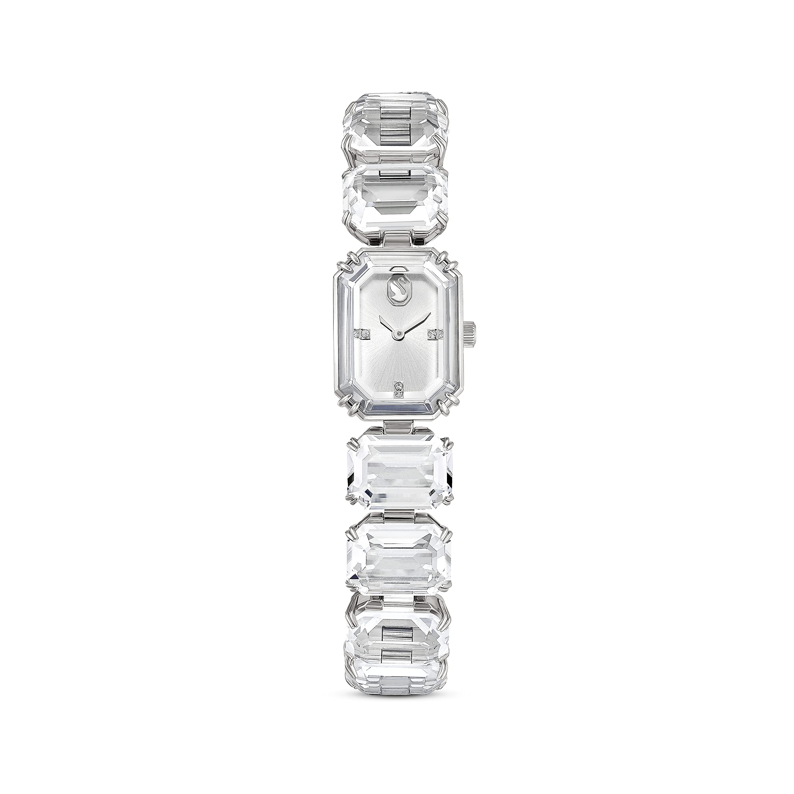 SWAROVSKI Swiss Quartz Watch, Inspired by Millenia Collection, Clear Crystals, Millenia Swiss Quartz