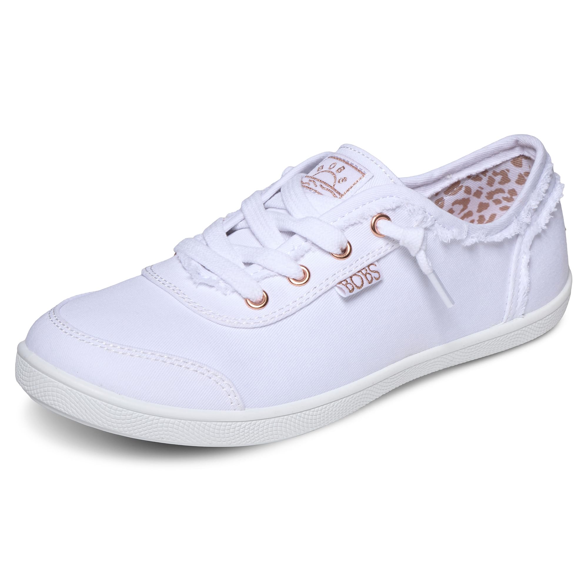 Amazon.com | Skechers Women's Bobs B Cute Sneaker – Memory Foam, Flexible Outsole, Lightweight Vegan