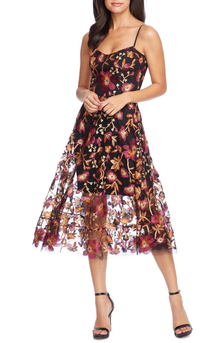 Dress the Population Womens Uma Dress, Maroon/Black, Small US at Amazon Women’s Clothing store