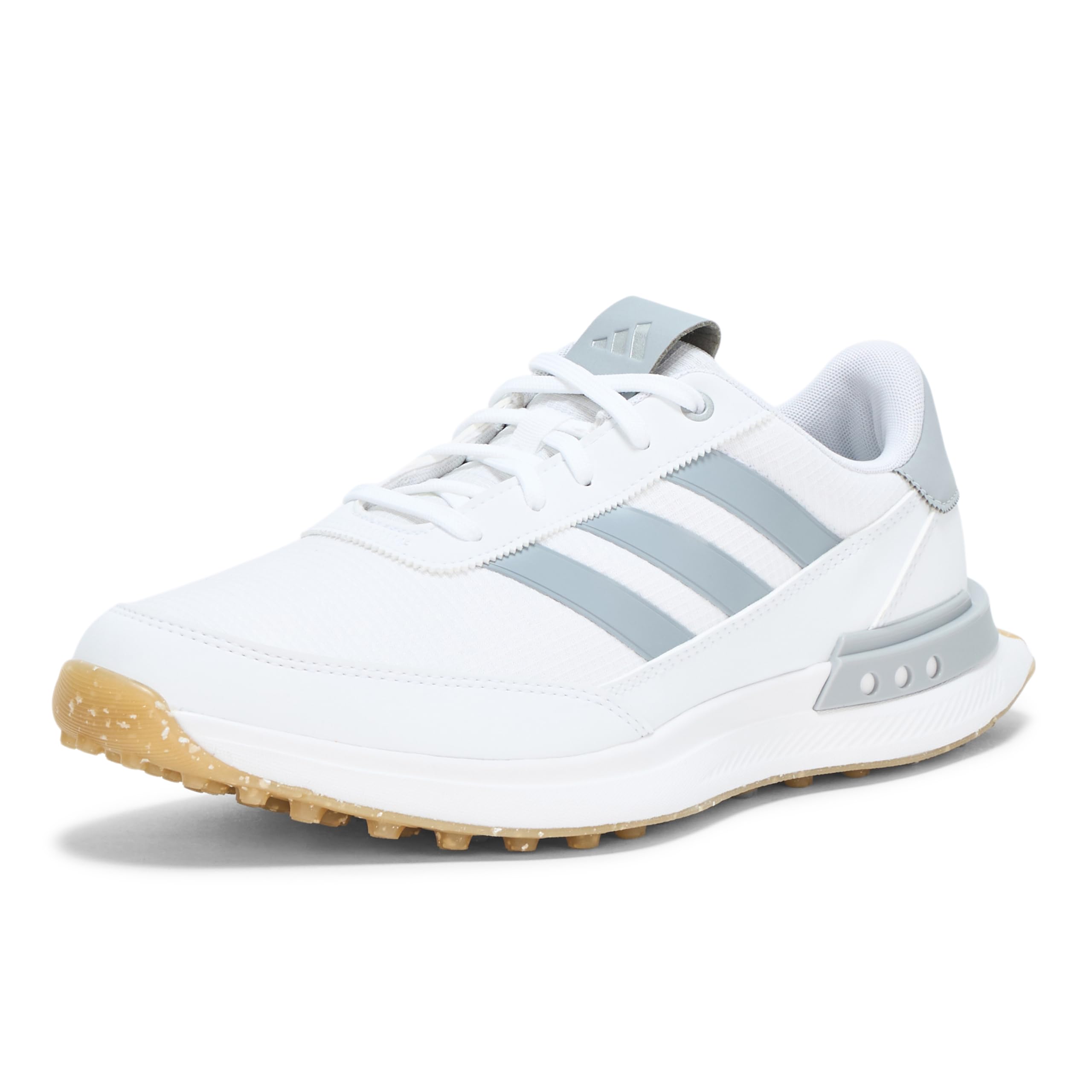 Amazon.com | Adidas Men's S2G 24 Spikeless Shoes, Footwear White/Halo Silver/Gum 4, 12 | Golf