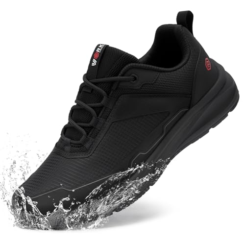 Amazon.com: LARNMERN Men Non Slip Work Sneakers Water Resistant Food Service Zapatos Trabajo Antides