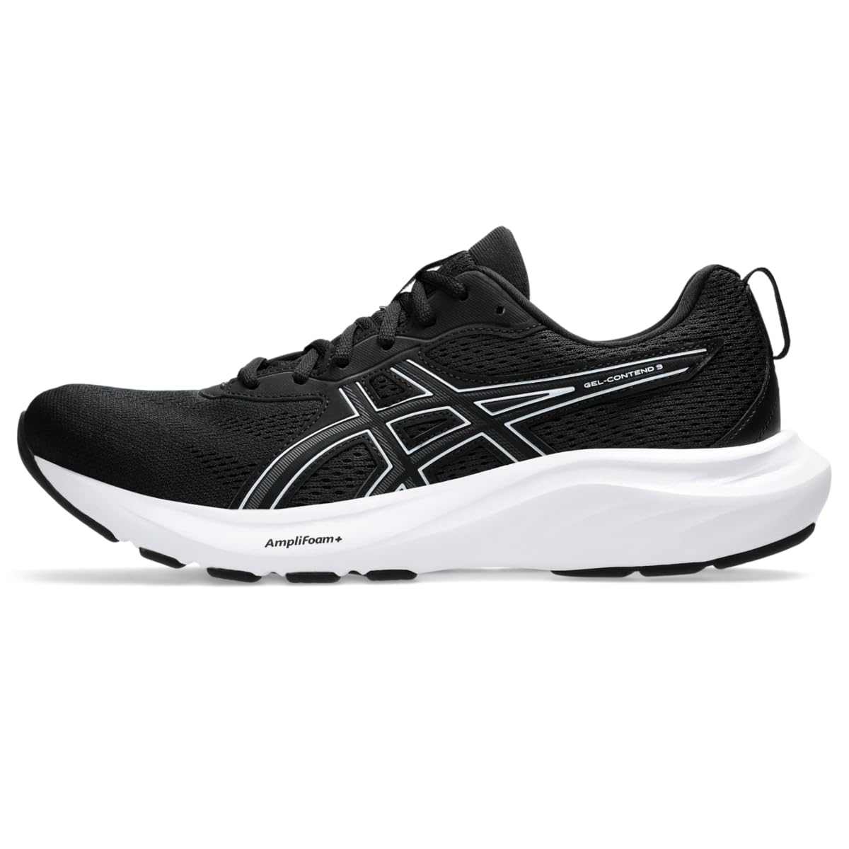 Amazon.com | ASICS Men's Gel-Contend 9 Running Shoes, 10.5, Black/White | Road Running